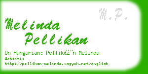 melinda pellikan business card